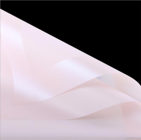 Упак. материал "Листовая пленка с широкой каймой", 58*58 см, 20листов/упак.,светло-розовый