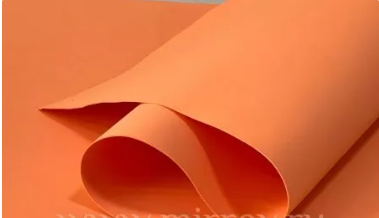 Китайский фоамиран "Зефир", 1мм, 60*70см, 10лист/упак, оранжевый