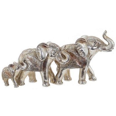 Фигурка декоративная "Слоны" набор, L33 W8 H17 см