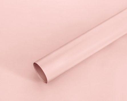 Упак. материал флористическая пленка "Самая нужная премиум", 65 мкр, 58 см х 10 м, розовый