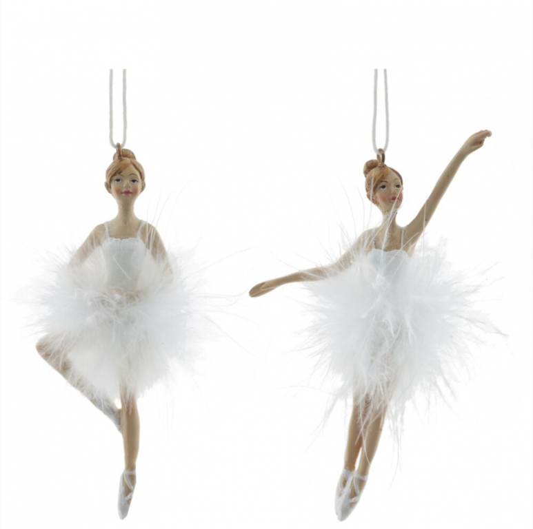 Изделие декоративное подвесное "Балерина", L5 W4 H10 см, 2в.
