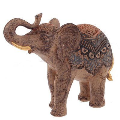 Фигурка декоративная "Слон", L27 W12 H23 см