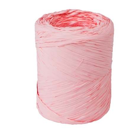 Рафия искусственная 1,6мм*200м светло-розовый