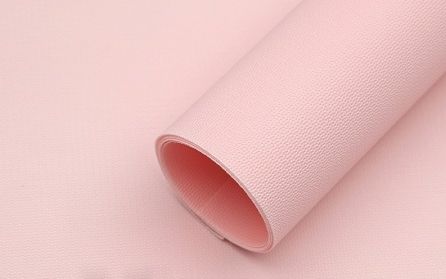 Упак. материал водонепроницаемая пленка "Каффин", полиэтилен, 75гр/м3. 60см*5м, розовый