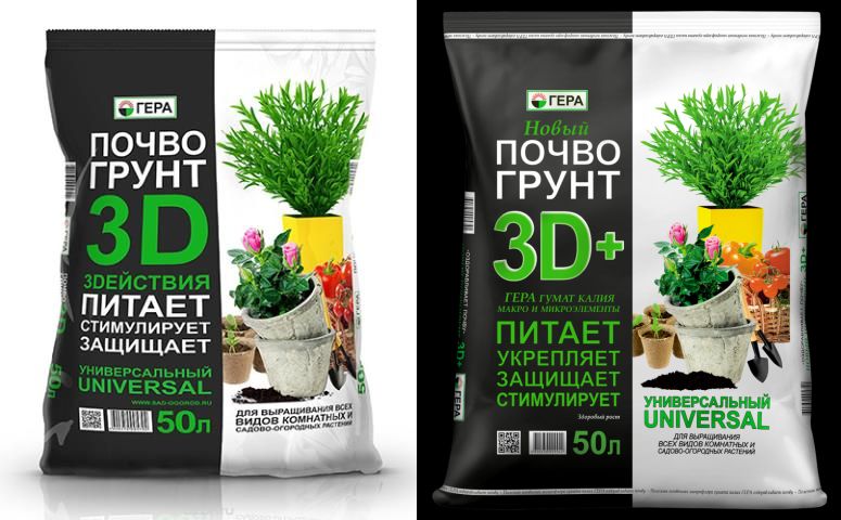 3D (3D+) Почвогрунт Универсальный 50л